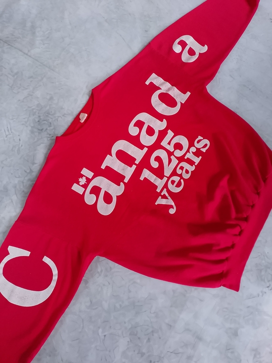 Vintage Other - Vintage 1992 AOP Canada 125 Years Graphic Sweatshirt